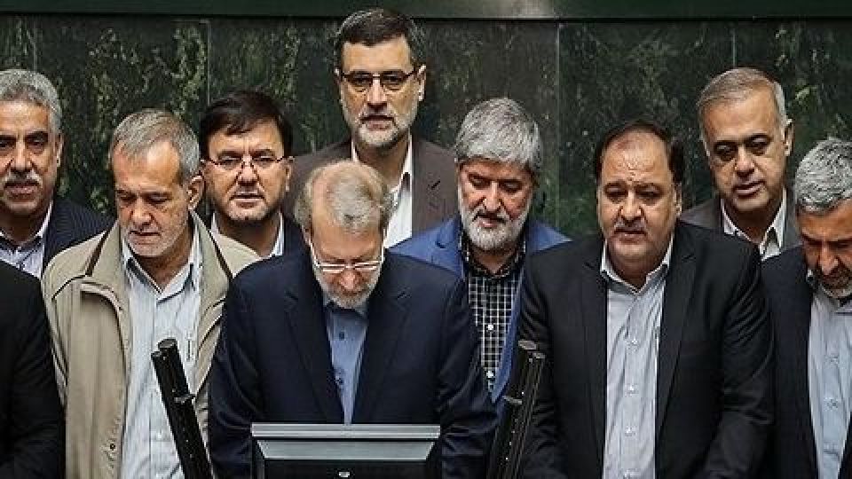 پیام فراکسیونهای مجلس برای لاریجانی پیام فراکسیونهای مجلس برای لاریجانی