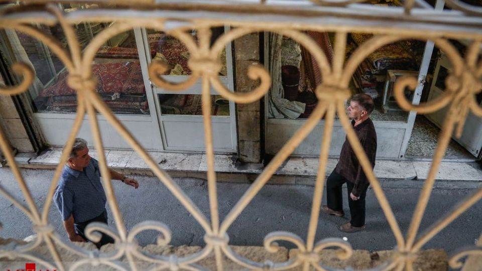 یادگار مخروبه قاجاریه در بازار تهران یادگار مخروبه قاجاریه در بازار تهران