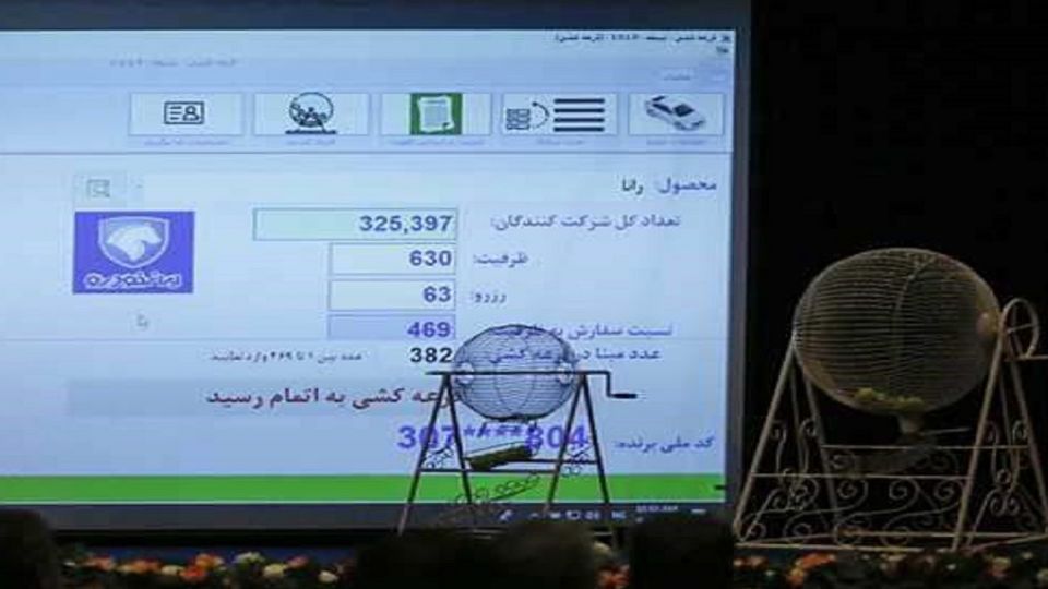 نتایج قرعه کشی پیش فروش ایران خودرو اعلام شد اسامی برندگان