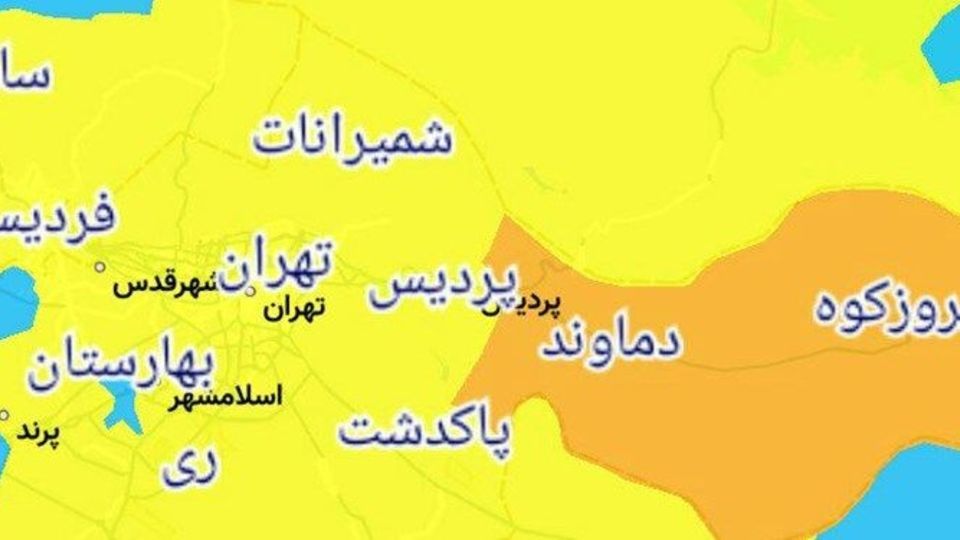 آخرین رنگ‌بندی کرونایی شهرهای کشور / 16 شهرستان در وضعیت قرمز کرونا