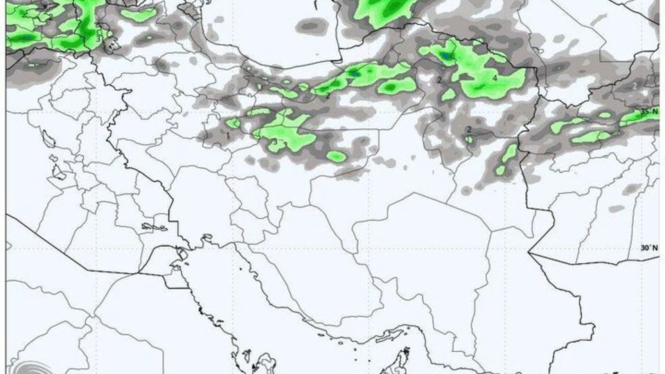 هشدار بارش باران و تگرگ در 18 استان کشور