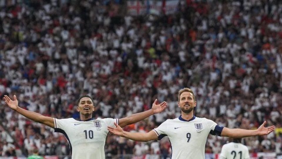 انگلیس با گل‌های کین و بلینگام در جام ملت‌ها ماندنی شد