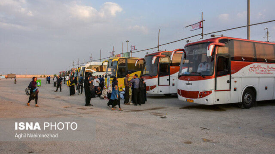 نیاز به 9000 دستگاه اتوبوس برای برگشت زائران اربعین حسینی