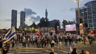 معترضان صهیونیست تظاهرات سکوت برگزار کردند