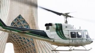 فرود هلیکوپتر در میدان آزادی تهران فرود هلیکوپتر در میدان آزادی تهران