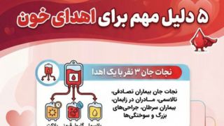 ۵ دلیل مهم برای اهدای خون ۵ دلیل مهم برای اهدای خون