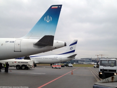 ایرباس ایرانی در کنار جت اسرائیلی در سوئیس
