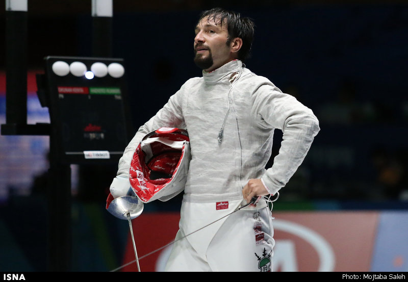 اولین مدال آور تاریخ شمشیربازی ایران در مسابقات جایزه بزرگ جهان