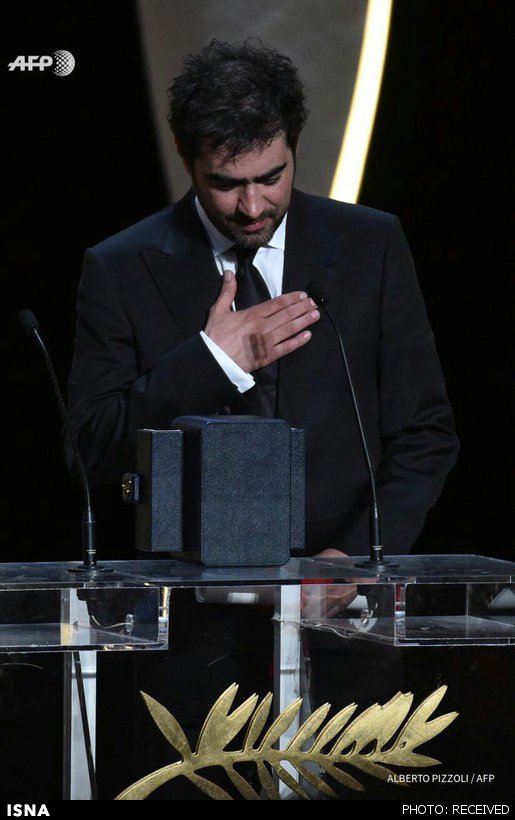 شهاب حسینی بهترین بازیگر مرد جشنواره کن شد/ جایزه بهترین فیلمنامه برای اصغر فرهادی/ شهاب حسینی: این جایزه را از مردم دارم