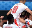 سوئیس با شکست آلبانی ۱۰ نفره جام را آغاز کرد