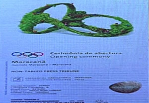 مراسم باشکوه روشن شدن مشعل زیبای المپیک ریو