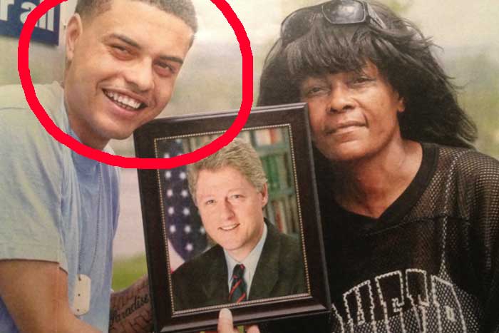 جوان سیاه پوستی مدعی شد پسر بیل کلینتون است و هیلاری نامادری اوست!+ عکس