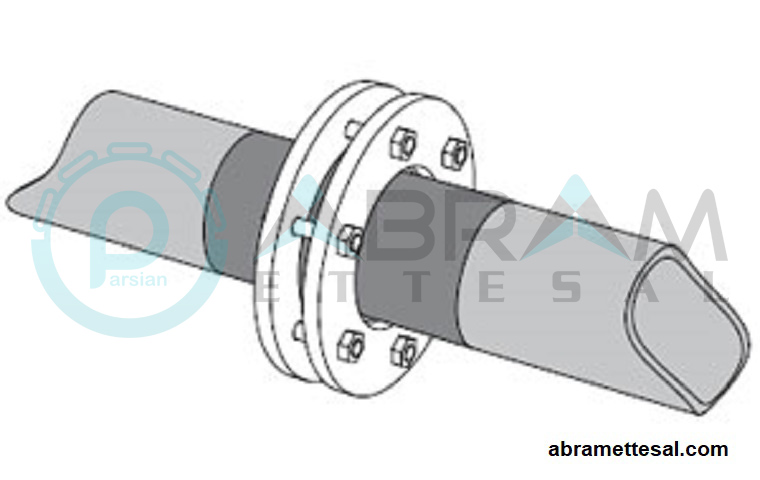 اتصال فلنجی برای متصل‌کردن لوله‌های پلی اتیلن