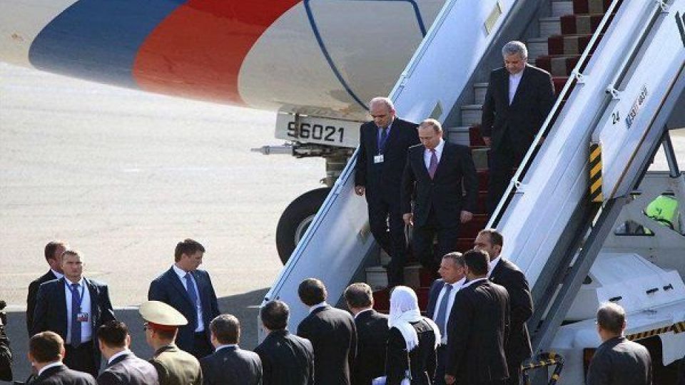 پوتین وارد تهران شد+فیلم پوتین وارد تهران شد+فیلم