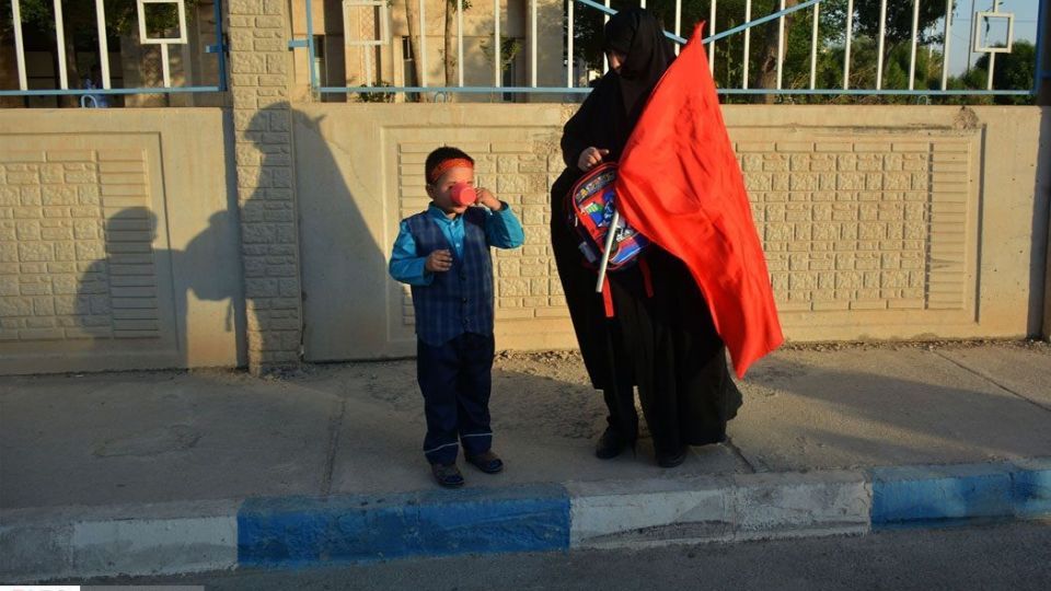 بدرقه شهید ۴ساله حادثه تروریستی اهواز 