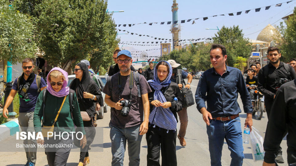 حضور گردشگران خارجی در آیین‌های محرم یزد