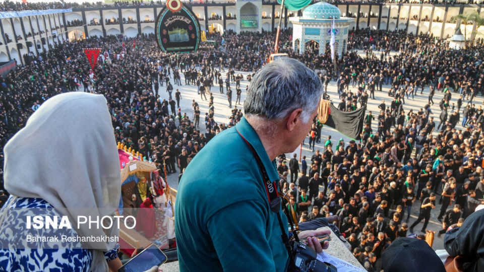 حضور گردشگران خارجی در آیین‌های محرم یزد