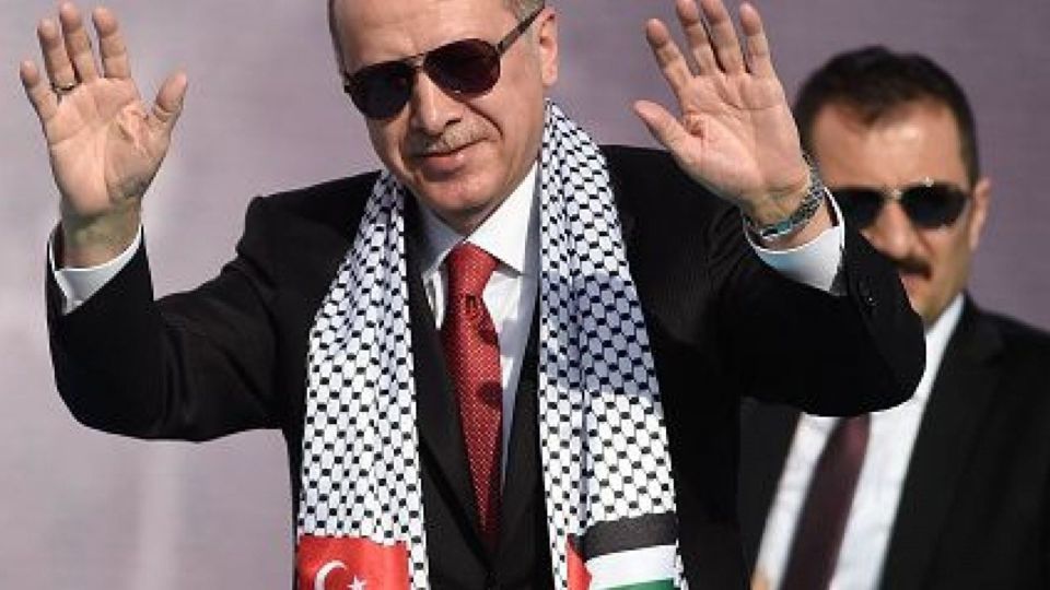 رفتار تبلیغاتی اردوغان در حمایت از فلسطین 