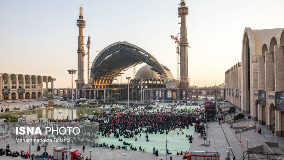 آیین بدرقه خادمان و زائران راهپیمایی اربعین