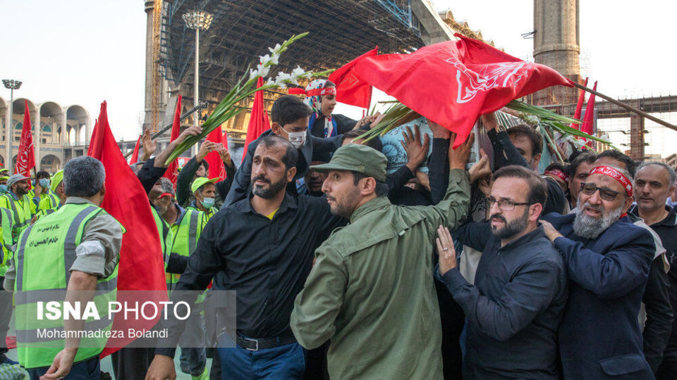 آیین بدرقه خادمان و زائران راهپیمایی اربعین