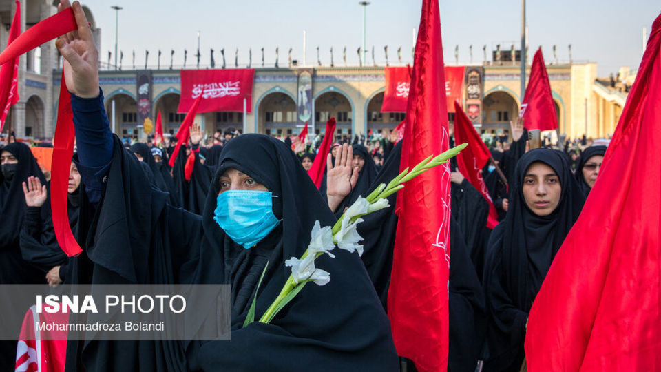 آیین بدرقه خادمان و زائران راهپیمایی اربعین