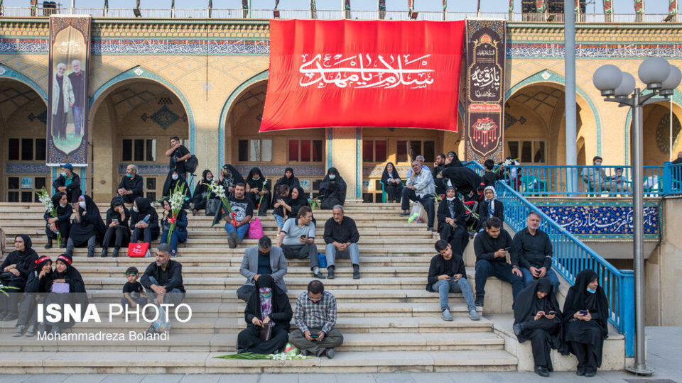 آیین بدرقه خادمان و زائران راهپیمایی اربعین