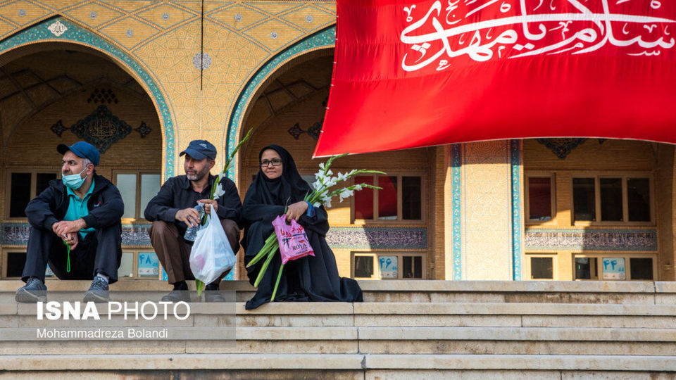 آیین بدرقه خادمان و زائران راهپیمایی اربعین