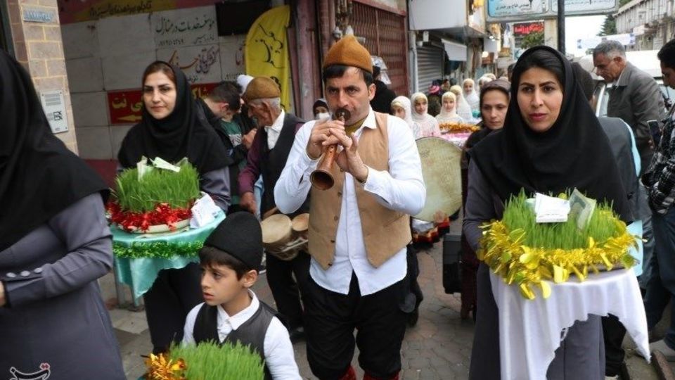  استقبال از نوروز با کارناوال شادپیمایی در کلاچای رودسر 