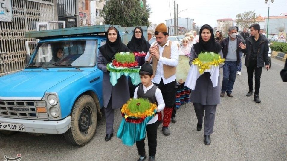  استقبال از نوروز با کارناوال شادپیمایی در کلاچای رودسر 