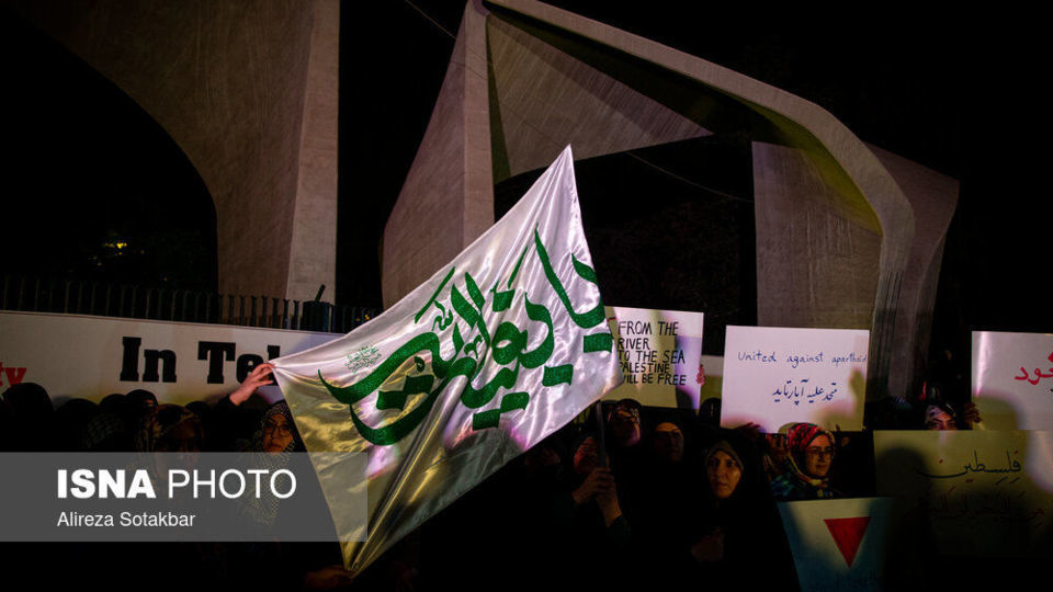 اجتماع دانشجویی در همبستگی با دانشجویان آمریکایی و اروپایی حامی فلسطین