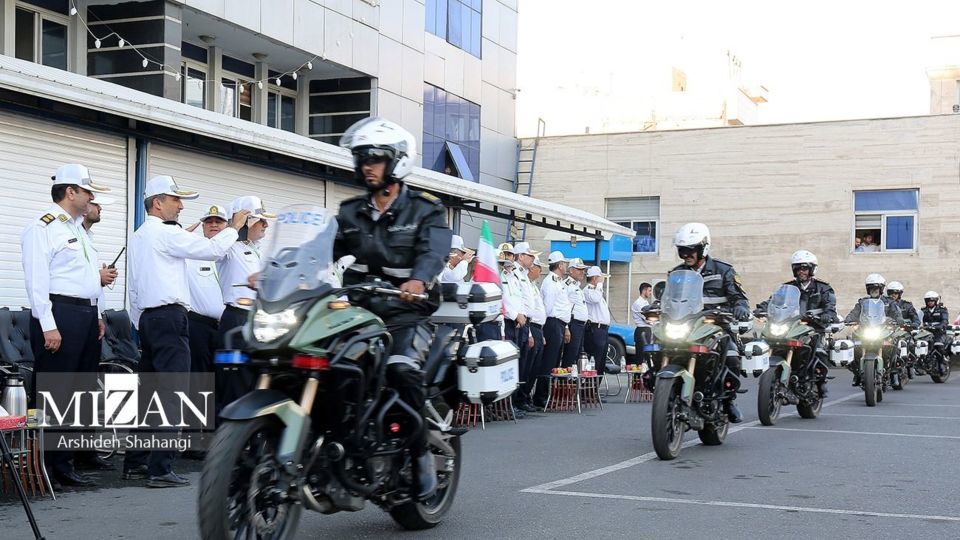 الحاق ۱۵۰ دستگاه موتورسیکلت به ناوگان پلیس راهور تهران 