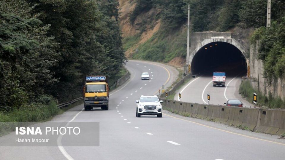 جاده جنگلی سوادکوه در استان مازندران 