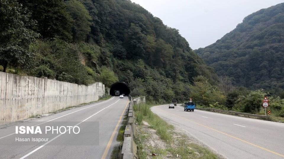 جاده جنگلی سوادکوه در استان مازندران 