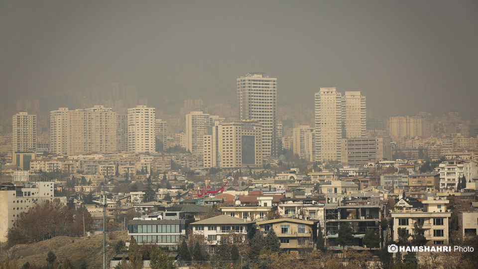 ادامه آلودگی هوای تهران