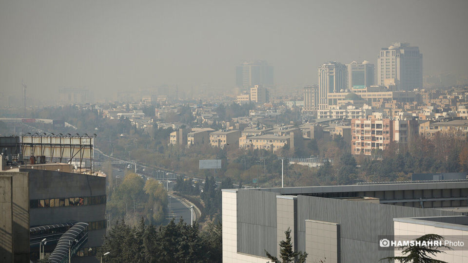 ادامه آلودگی هوای تهران