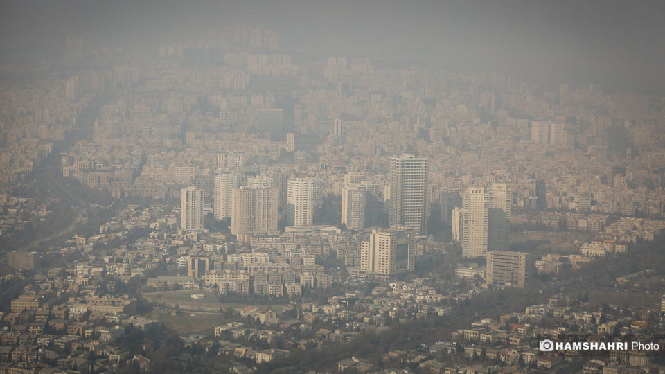 ادامه آلودگی هوای تهران