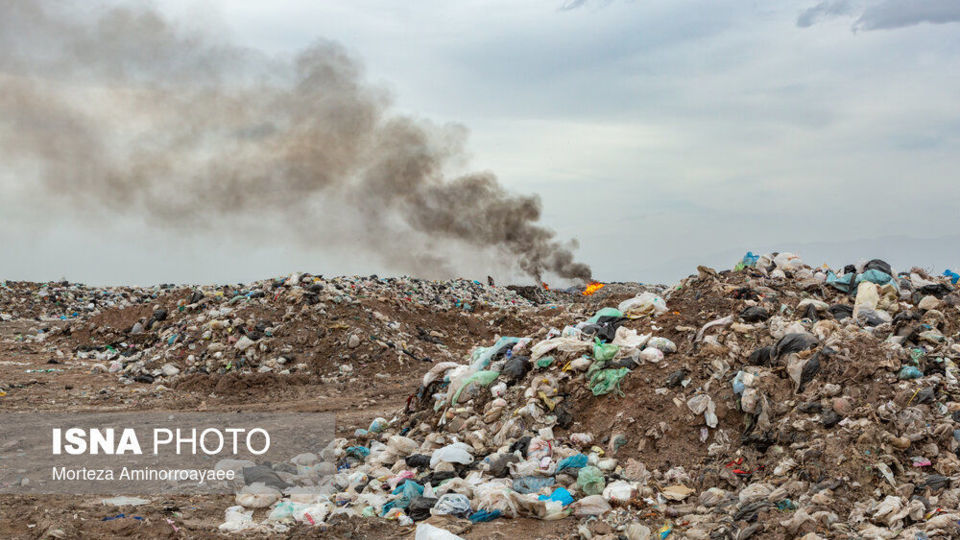 فاجعه زیست محیطی در زباله گاه نیشابور