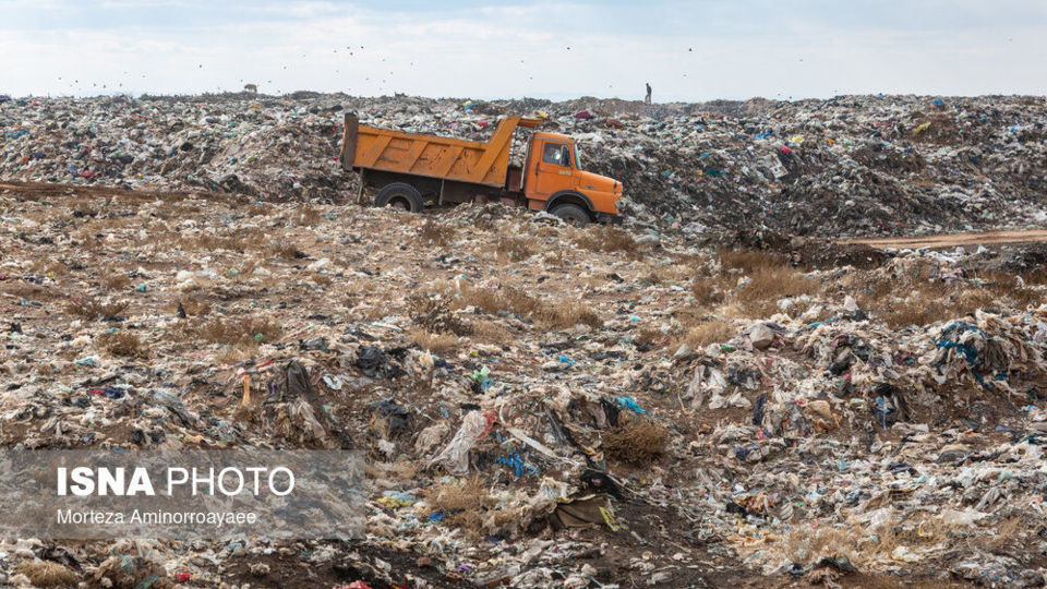 فاجعه زیست محیطی در زباله گاه نیشابور