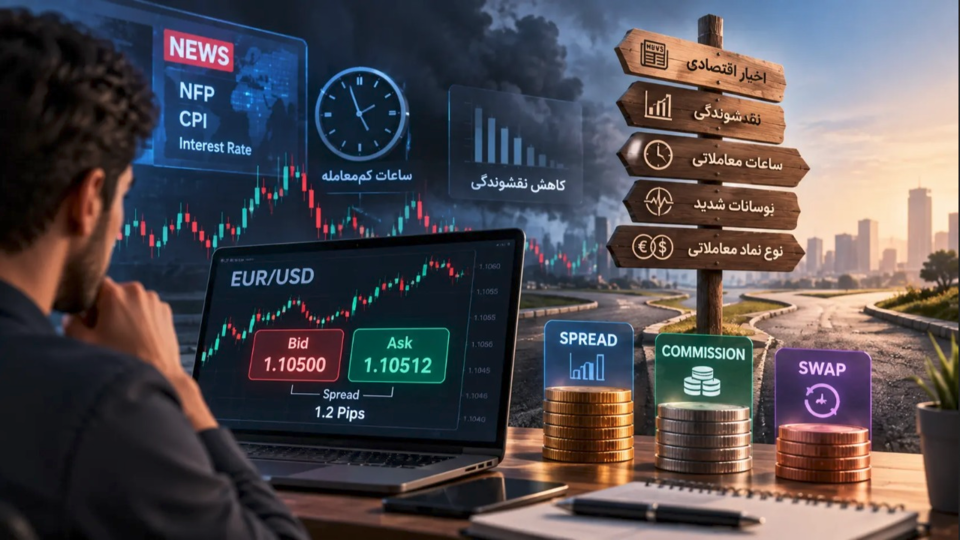 اسپرد، کمیسیون و سواپ در فارکس؛ هزینههایی که معاملهگران باید بدانند اسپرد، کمیسیون و سواپ در فارکس؛ هزینههایی که معاملهگران باید بدانند
