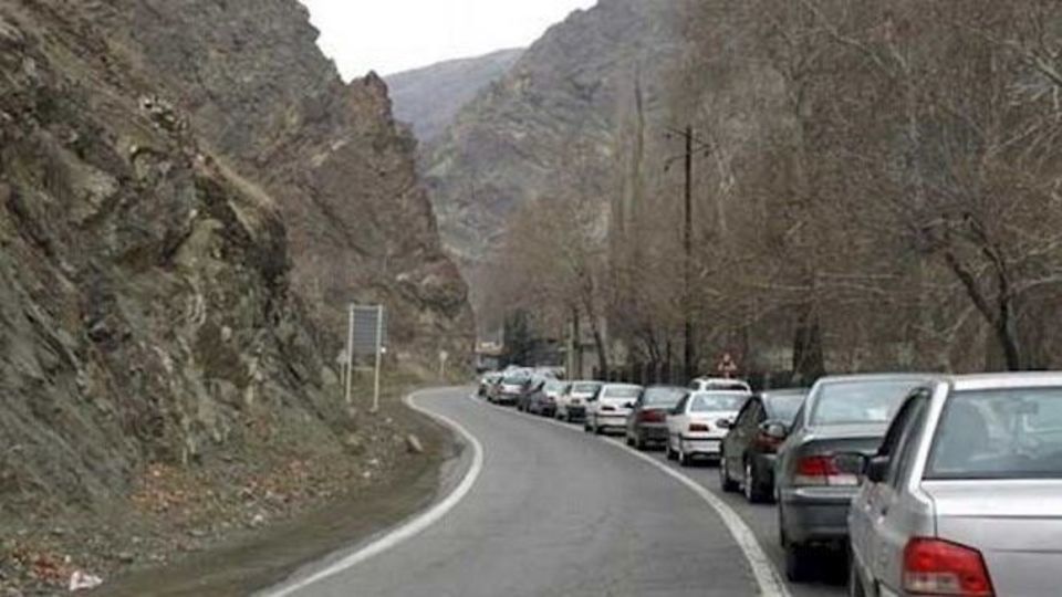 محدودیت تردد در جاده چالوس و آزادراه تهران–شمال از ساعت ۱۴ محدودیت تردد در جاده چالوس و آزادراه تهران–شمال از ساعت ۱۴