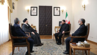  حضور حجت‌الاسلام والمسلمین سید حسن خمینی در دفتر سرپرست ریاست جمهوری