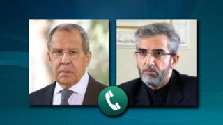 مسائل خاورمیانه، محور گفت‌وگوی تلفنی وزیران خارجه ایران و روسیه