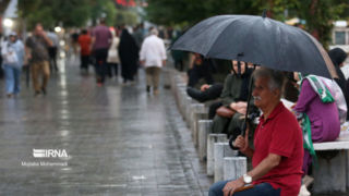 رگبار باران و رعد و برق در ۱۲ استان