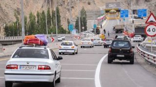 آزادراه تهران- شمال و محور چالوس تا پایان روز ۳۰ مرداد مسدود است