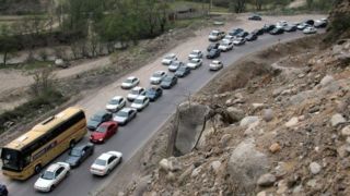 جاده هراز بازگشایی شد