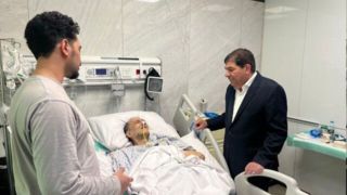 عیادت مشاور و دستیار رهبری از مجتبی رحماندوست عیادت مشاور و دستیار رهبری از مجتبی رحماندوست