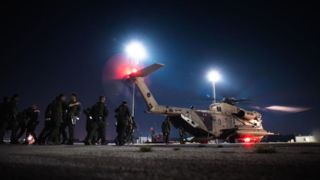 فرود بالگردهای رژیم صهیونیستی در جنوب سوریه فرود بالگردهای رژیم صهیونیستی در جنوب سوریه