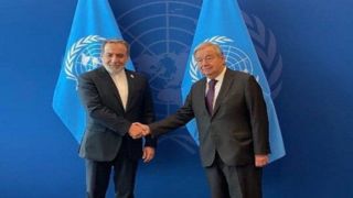 دیدار و گفتگوی وزیر امور خارجه با دبیرکل سازمان ملل دیدار و گفتگوی وزیر امور خارجه با دبیرکل سازمان ملل