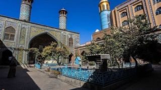 کاشیکاریهای مسجد جامع سنندج کاشیکاریهای مسجد جامع سنندج