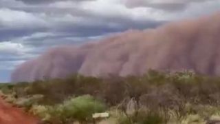 طوفان شن در استرالیا طوفان شن در استرالیا